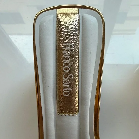 Franco Sarto Gold Dress Sandal - Picture 7 of 7